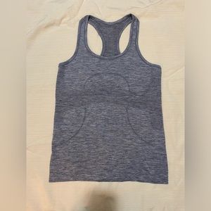 Lululemon swiftly tech racer back size 8 heathered gray
